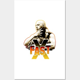 FAST X vin diesel fan works graphic design by ironpalette ( Fast 10 ) Posters and Art